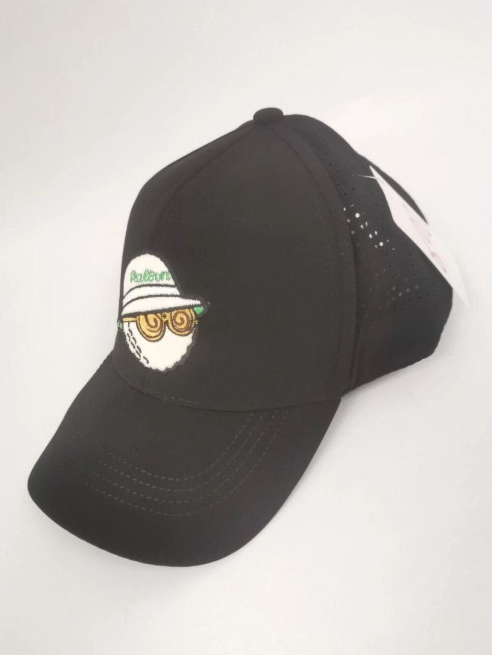 Malbon Golf Cap Sun Hat Black Premium Golf Accessory